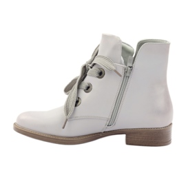 Stiefel Sergio Leone 300 silbermetallic grau 2