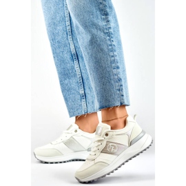 Damen-Sportschuhe, Plateau-Sneaker, weiß Y3806W 2