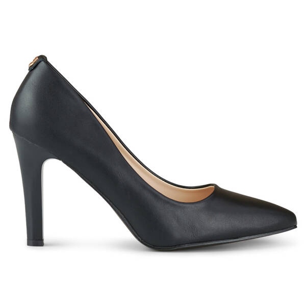 Damen-Pumps mit spitzen Zehen und hohem Absatz, schwarz GD-FL360B 2