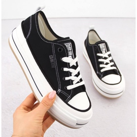 Schwarze Damen-Plateau-Sneaker Big Star NN274204 1