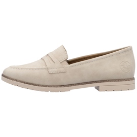 Lords Lords Lords Rieker 45300-62 Leder-Slipper beige 2