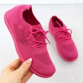 Frauen Sportschuhe Openwork Fuchsja News 1020 rosa 1