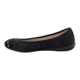 Befado Damenschuhe Ballerinas Hausschuhe 309q015 schwarz 2