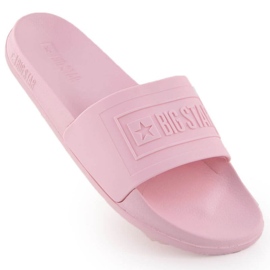 Damenflip Flops für den Big Star OO274036 Pink Pool rosa 12