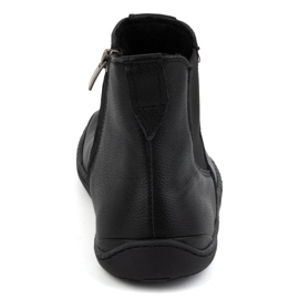 Olivier Barfuß-Chelsea-Stiefel für Damen mit Reißverschluss, isoliert 1263, schwarz 6