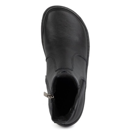 Olivier Barfuß-Chelsea-Stiefel für Damen mit Reißverschluss, isoliert 1263, schwarz 1