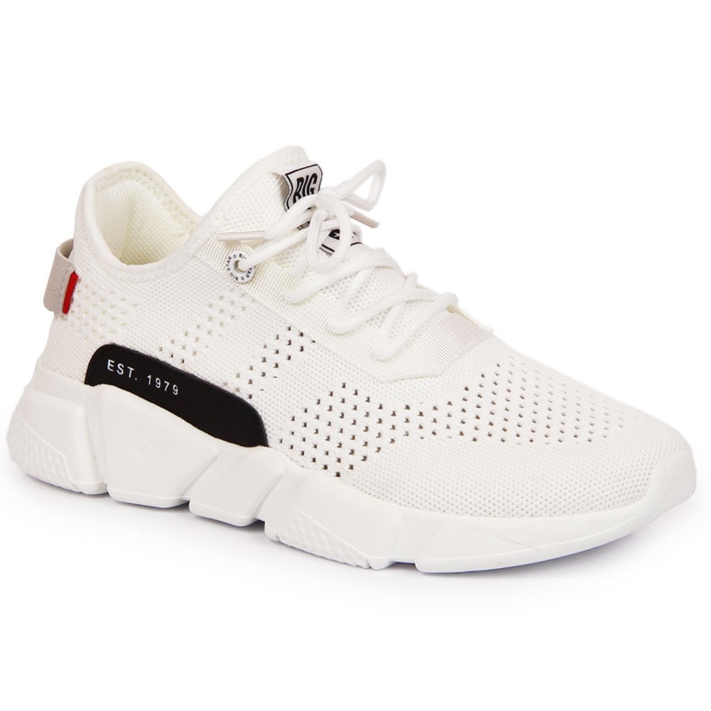 White Big Star JJ274271 Sportschuhe aus weißem Textil 2