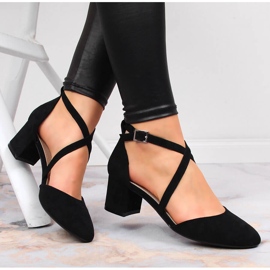 Schwarze Riemchensandalen für Damen von Sergio Leone 1