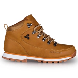 Wanderschuhe Outback Bustagrip aus gelbem Leder für Herren 1