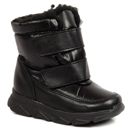 Wasserdichte Schneestiefel mit Membran schwarz Kornecki 6895 1