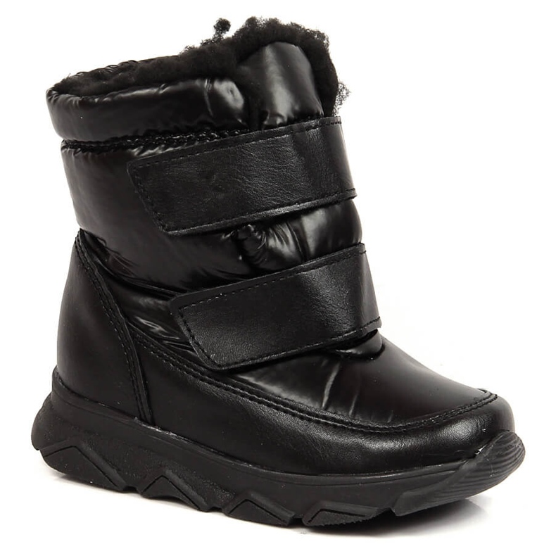 Wasserdichte Schneestiefel mit Membran schwarz Kornecki 6895 1