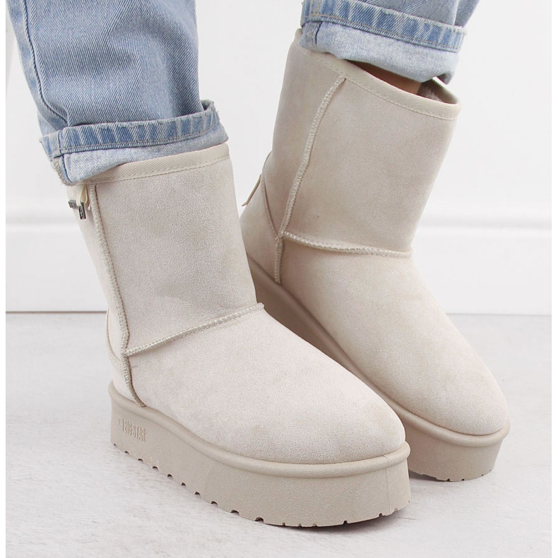 Wasserdichte Damen-Schneestiefel Mukluk Beige Big Star OO274897 1