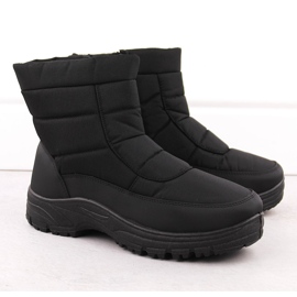 Isolierte Herren-Schneestiefel, schwarz NEWS 4997 1