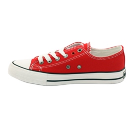 Big Star 274020 gebundene Turnschuhe weiß rot 2