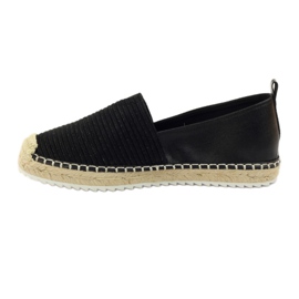 Ballerinas Espadrilles Big Star 274196 schwarz braun 2
