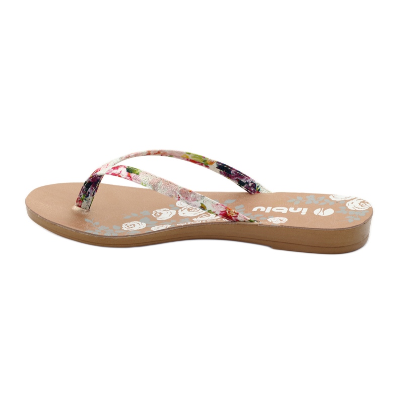 Flip-Flops Blumen INBLU IR01 rosa gelb grün lila 2