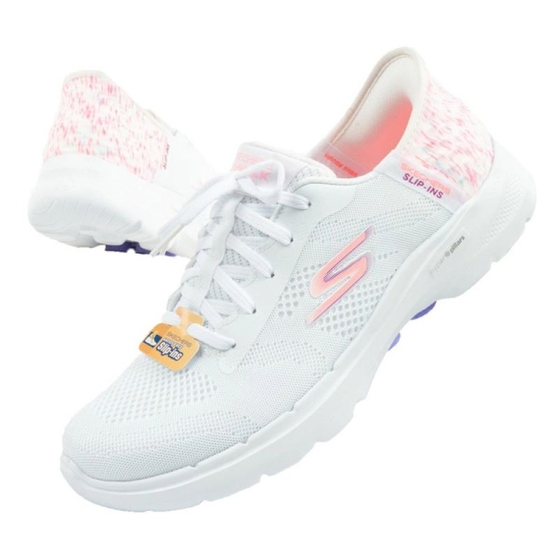 Skechers gehen gehen 6 124627/WMLT Schuhe weiß 1