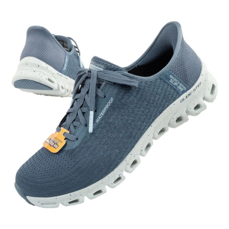 Skechers Glide-Step 104571/SLT-Schuhe mit einer Membran blau 1