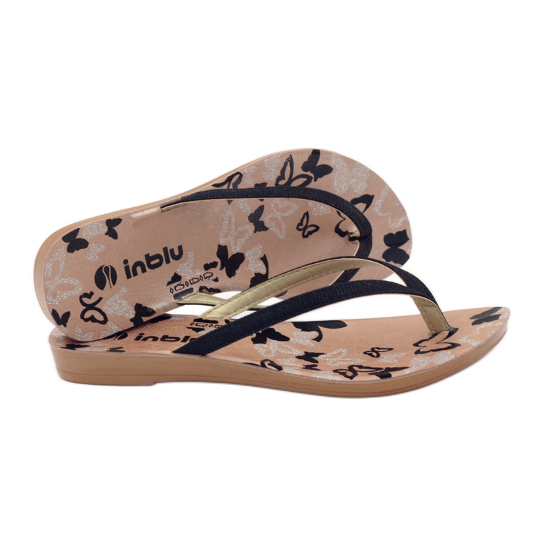 INBLU IR03 schwarze Flip-Flops 3