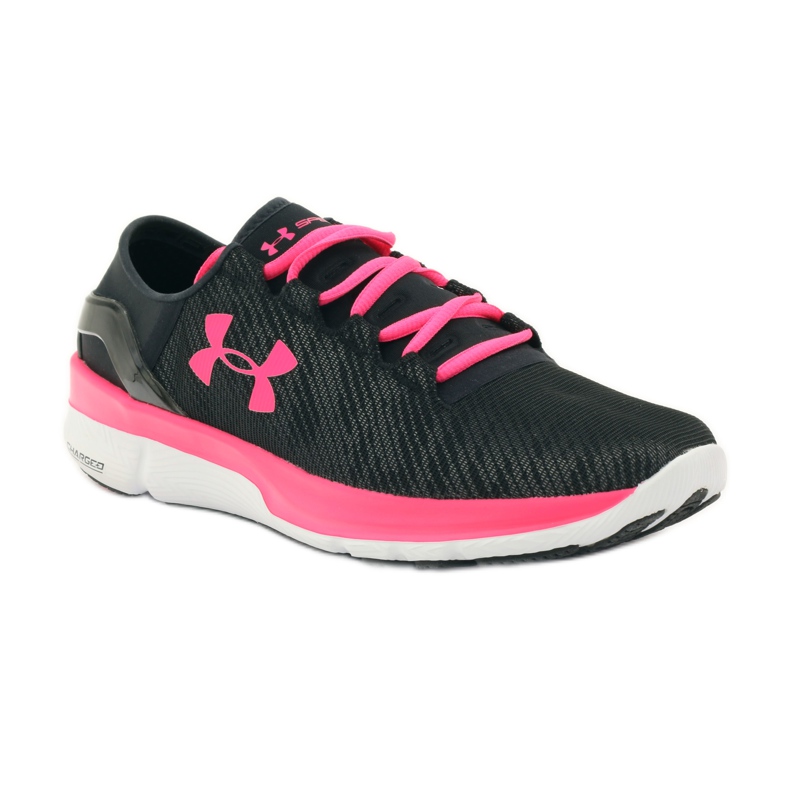 Under Armour Speedform Turbulence Laufschuhe schwarz rosa 1