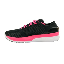 Under Armour Speedform Turbulence Laufschuhe schwarz rosa 2