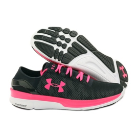 Under Armour Speedform Turbulence Laufschuhe schwarz rosa 3