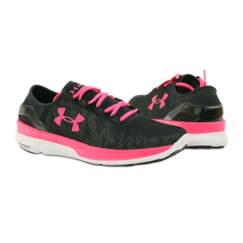 Under Armour Speedform Turbulence Laufschuhe schwarz rosa 4