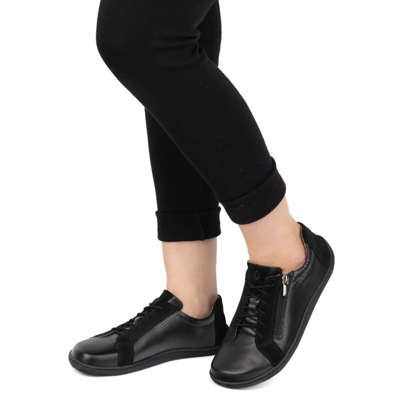 Olivier Minimalistische Frauen barfuß Perfoot 1243 Schwarz 2