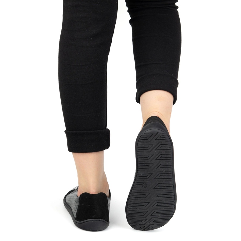 Olivier Minimalistische Frauen barfuß Perfoot 1243 Schwarz 1