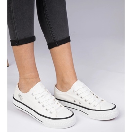 Weiße klassische Frauen -Sneakers 1