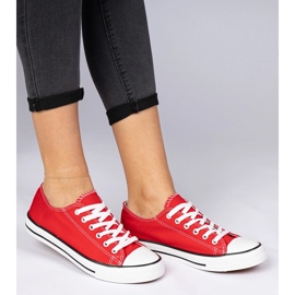 Rote klassische Frauen -Sneaker 2