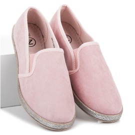 Mckeylor Wildleder-Espadrilles zum Hineinschlüpfen rosa 2