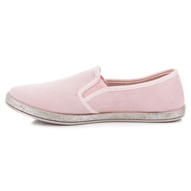Mckeylor Wildleder-Espadrilles zum Hineinschlüpfen rosa 1