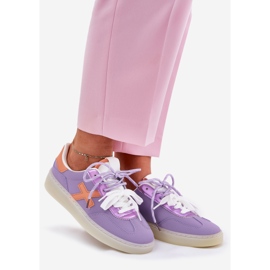Niedrige Frauenviolettsportschuhe für Frauen lila 1
