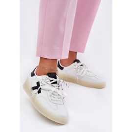 Niedrige Frauen Sportschuhe weiß 2