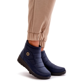 News Isolierte Schneestiefel für Damen, Marineblau 1