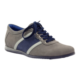 Graue Sportschuhe Badura 3360 marineblau 1