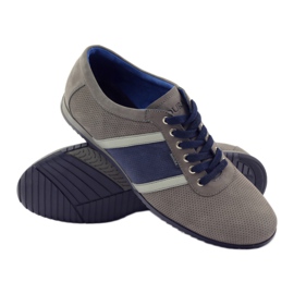 Graue Sportschuhe Badura 3360 marineblau 3