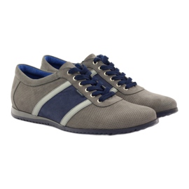 Graue Sportschuhe Badura 3360 marineblau 4