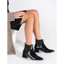 Elegante Chelsea Boots von Sergio Leone schwarz 1