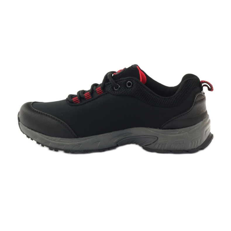 American Club American 1775 Softshell-Sportschuhe für Damen schwarz rot 2