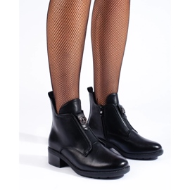 Stylische schwarze Damen-Stiefeletten 2