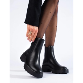 Chelsea-Stiefel auf der Plattform von Sergio Leone schwarz 1