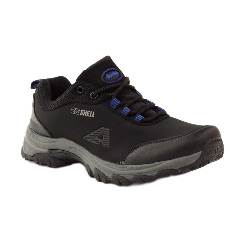 American Club American 1775 Sport-Softshell schwarz blau 1