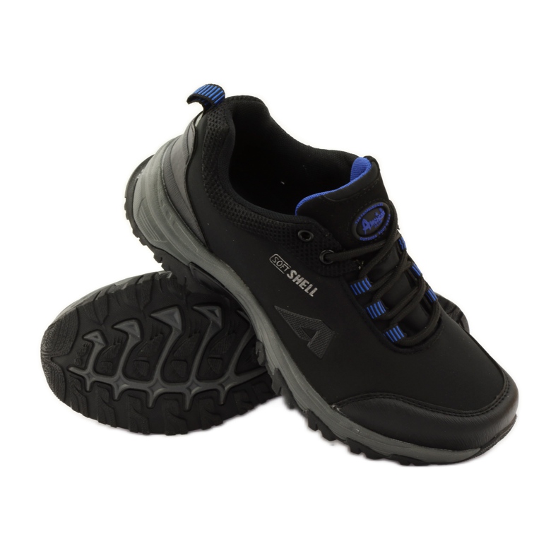 American Club American 1775 Sport-Softshell schwarz blau 3