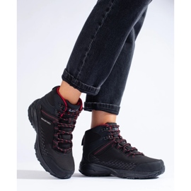 Hohe Damen-Trekkingschuhe DK schwarz 1