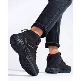 Hohe Damen-Trekkingschuhe DK schwarz 3
