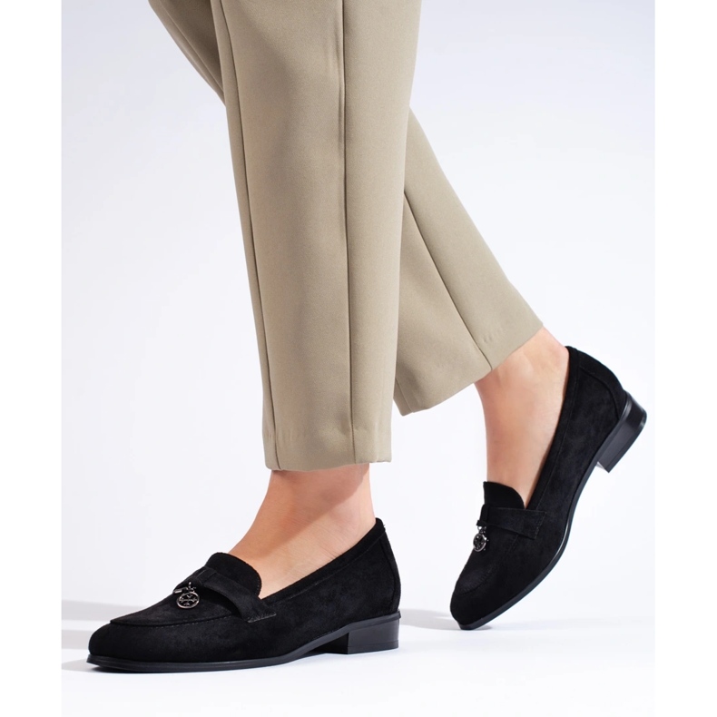 W. Potocki Lords Potocki für Damen aus schwarzem Wildleder 2