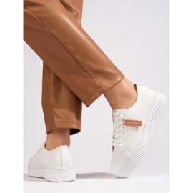 Vinceza Klassische weiße Turnschuhe von Vincez 2