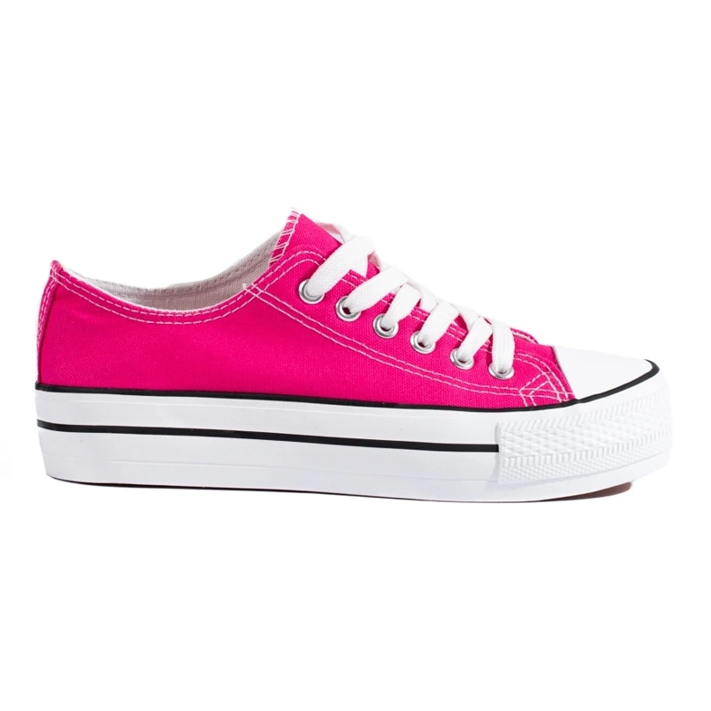 Niedrige Damen-Sneaker von Shelovet in Rosa 2